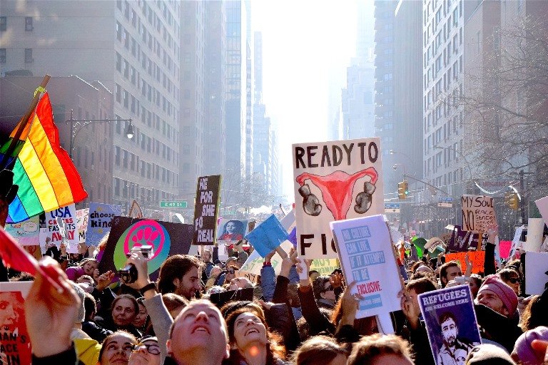 Manifestación de mujeres