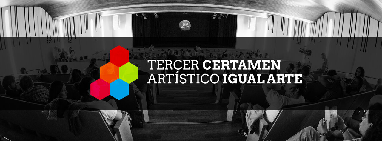 Logotipo del tercer certamen artítico Igual Arte